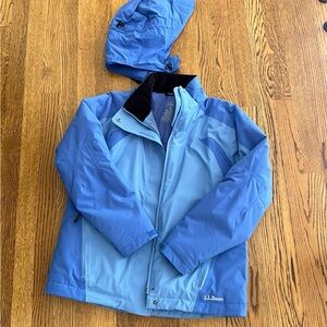 LL Bean Women's Ski Parka Removable Hood